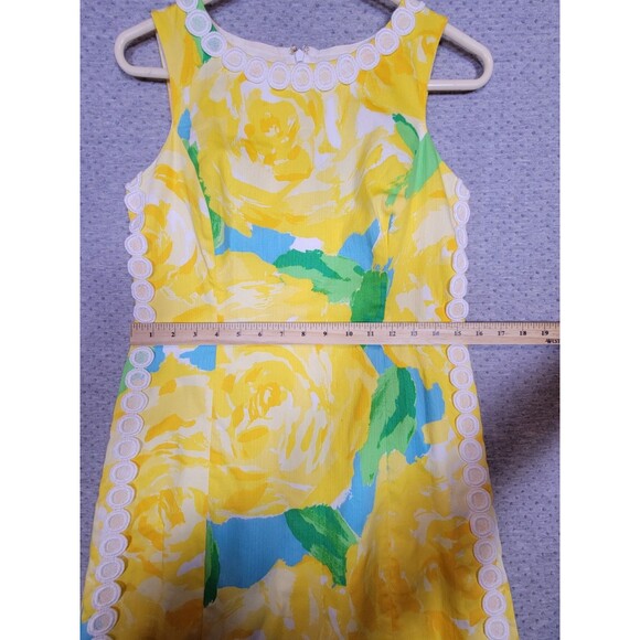 NWT Lilly Pulitzer Yellow Mila Shift Dress Sz 6 First Impression Sunglow Yellow - Picture 11 of 16
